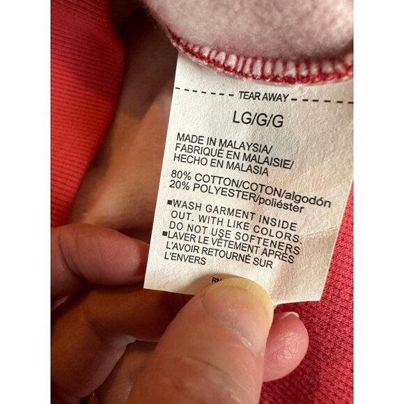 Under Armour Womens Rival Fleece Sweatshirt Top Orange Camo Sz Large New $60 - Picture 8 of 10